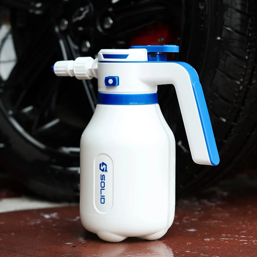 솔리드 전동 충전식 압축분무기 세차폼건 자동 농약 무선 충전 2L SOL-EP15 상세 이미지 8