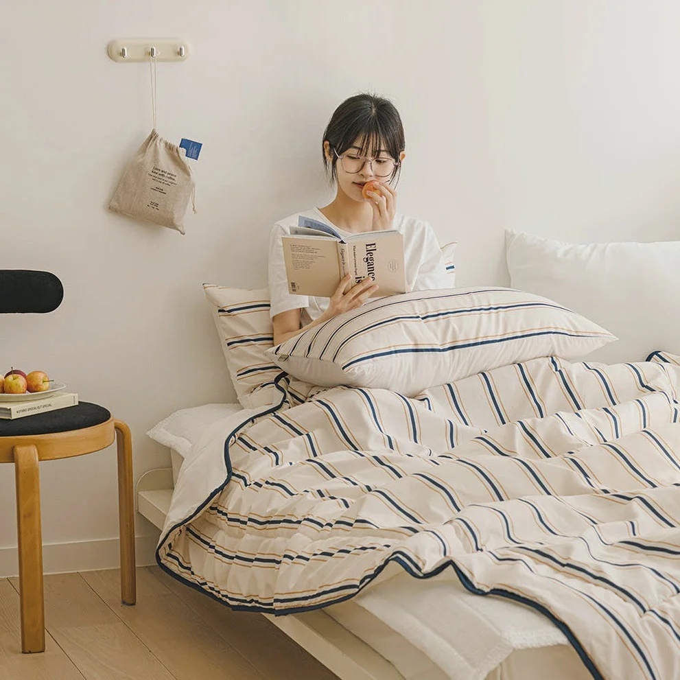 [네이버단독] 바자르 이불 냉감 썸머빌리지 먼지없는 양면 여름 차렵이불 SS 상세 이미지 8