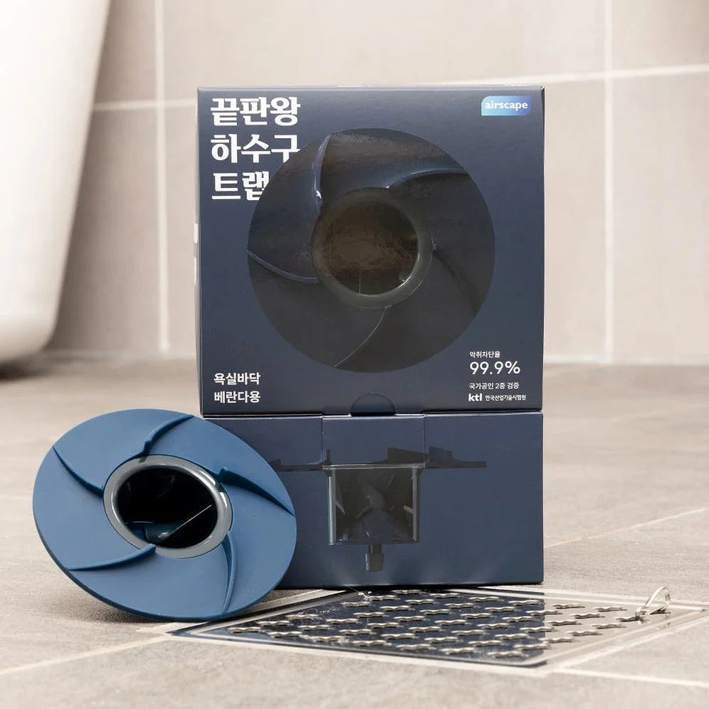 끝판왕 하수구트랩 배수구 하수구 화장실 베란다 냄새차단제거 에어스케이프 상세 이미지 3