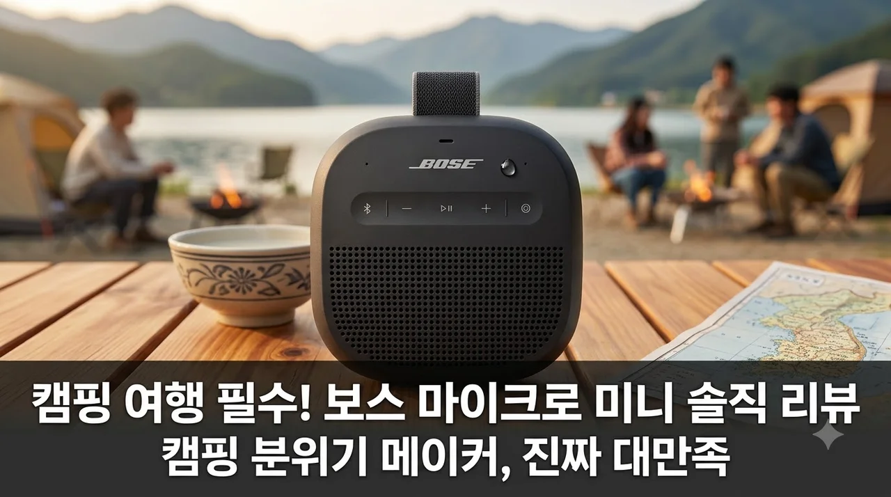 보스 사운드링크 마이크로 미니 블루투스 스피커 여행 캠핑 필수템 음질 후기