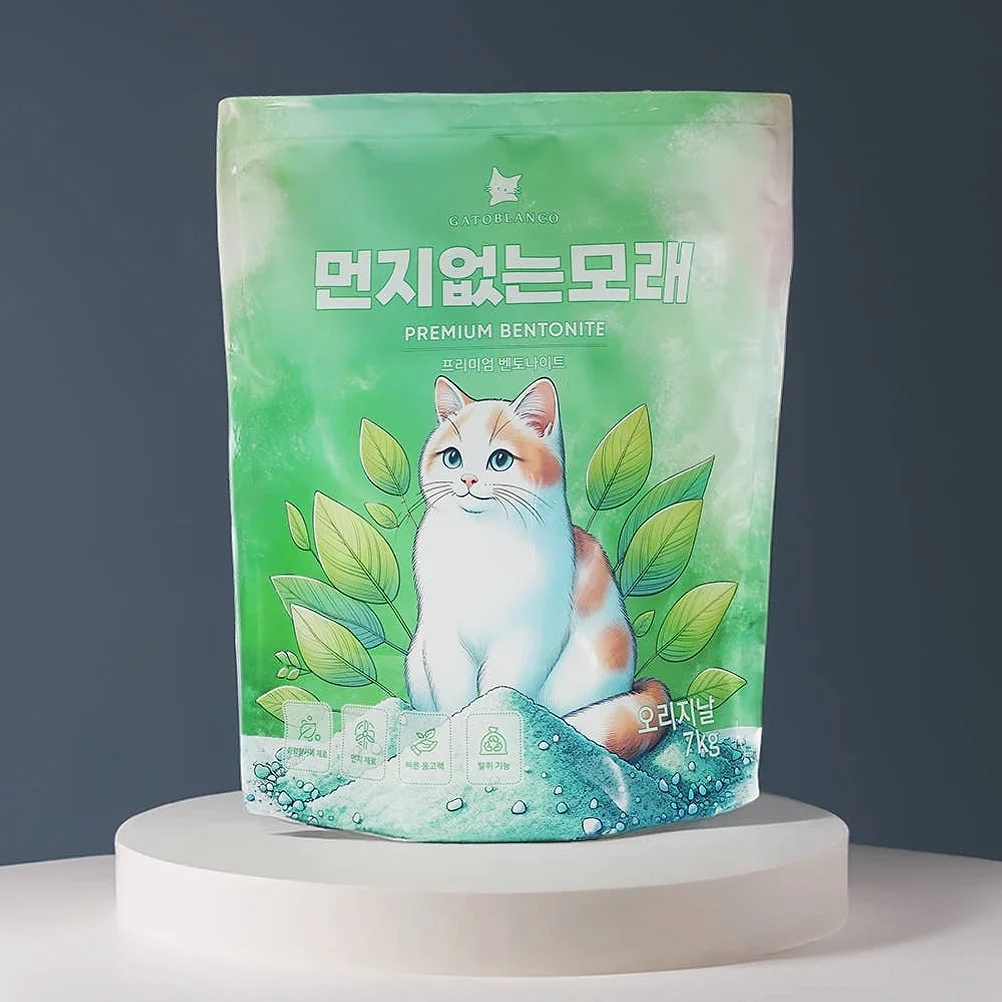[고양이의날] 먼지없는모래 오리지날 벤토나이트 고양이모래 14kg 상세 이미지 2