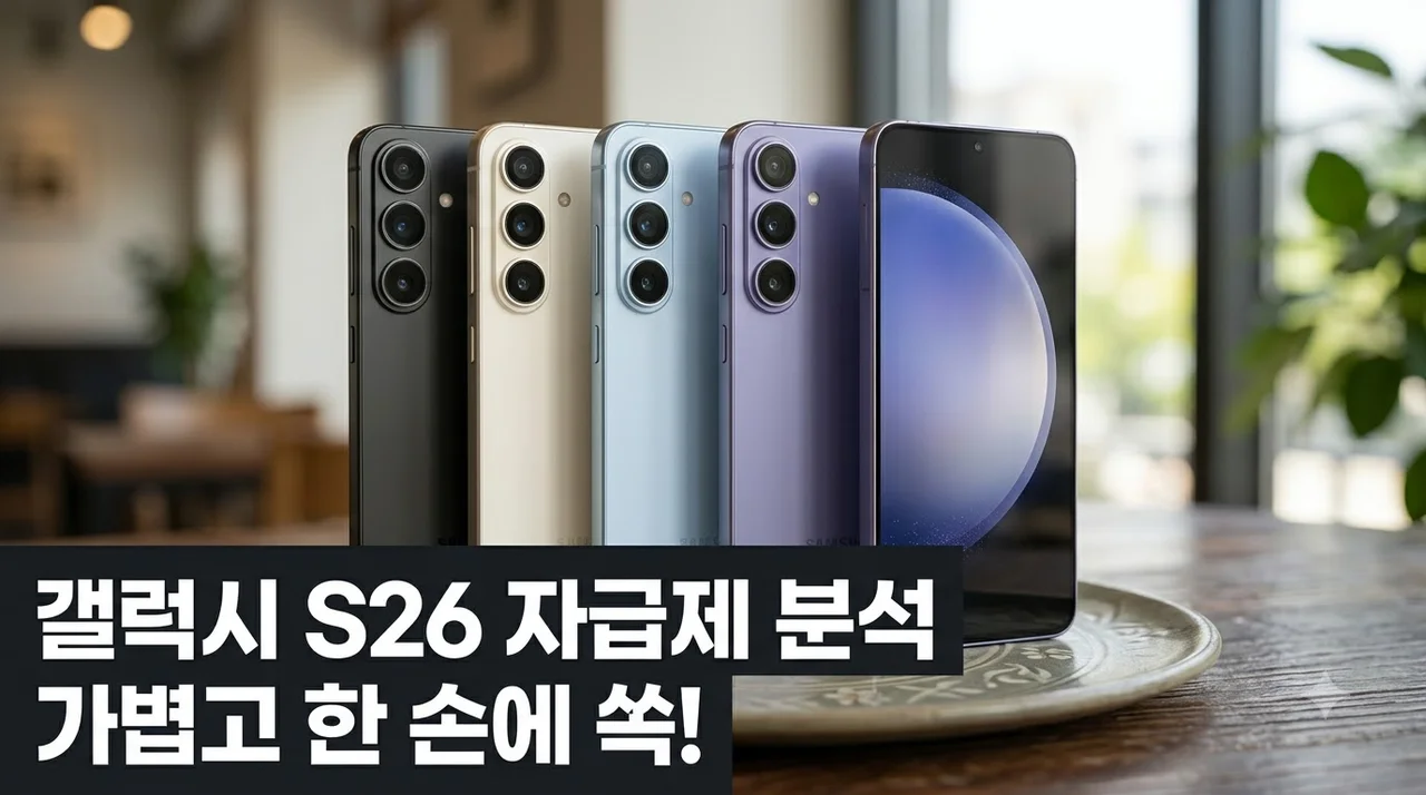 갤럭시 S26 512GB 자급제 가볍고 한 손에 쏙 들어오는 사용감과 성능 분석