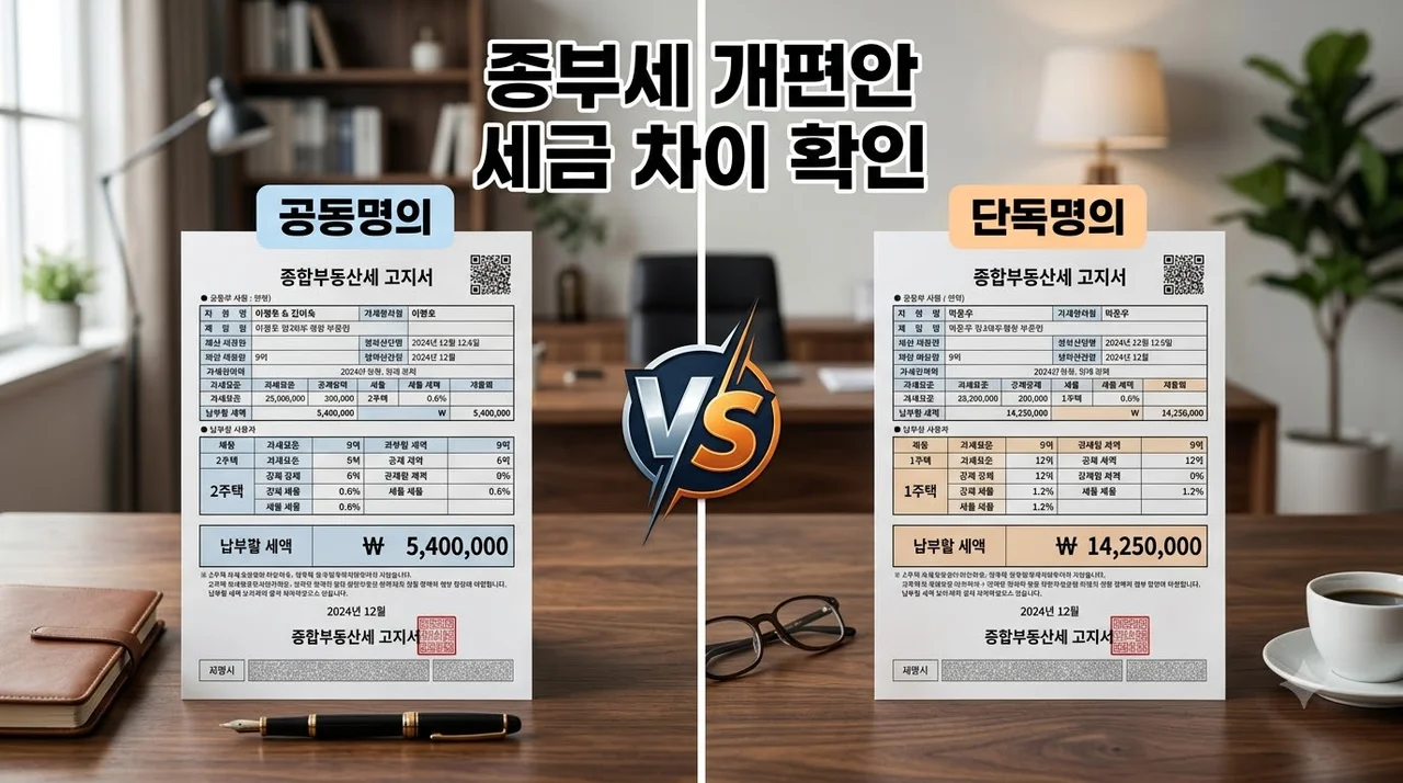 부부 공동명의 종부세 다주택자 기준 적용? 2028년 개편안 완벽 분석