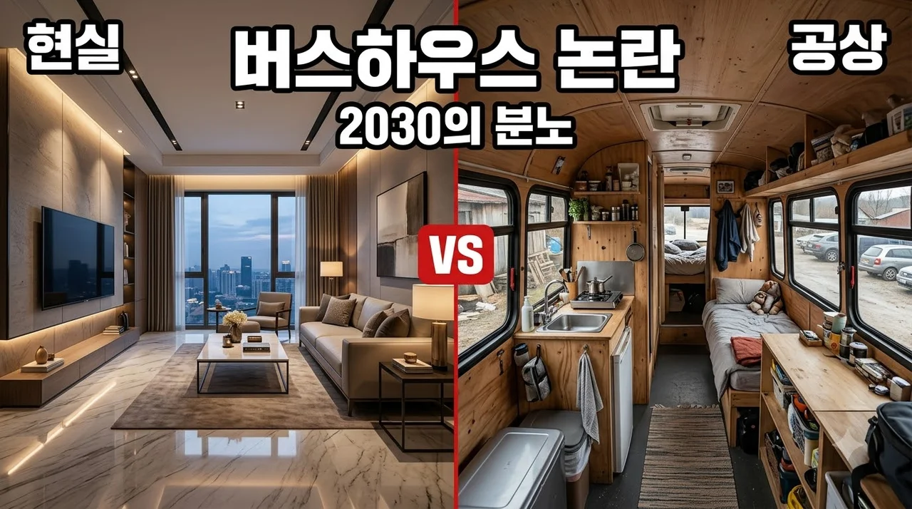 버스 하우스 논란, 2030 분노와 AI 풍자 밈 확산 이유 총정리