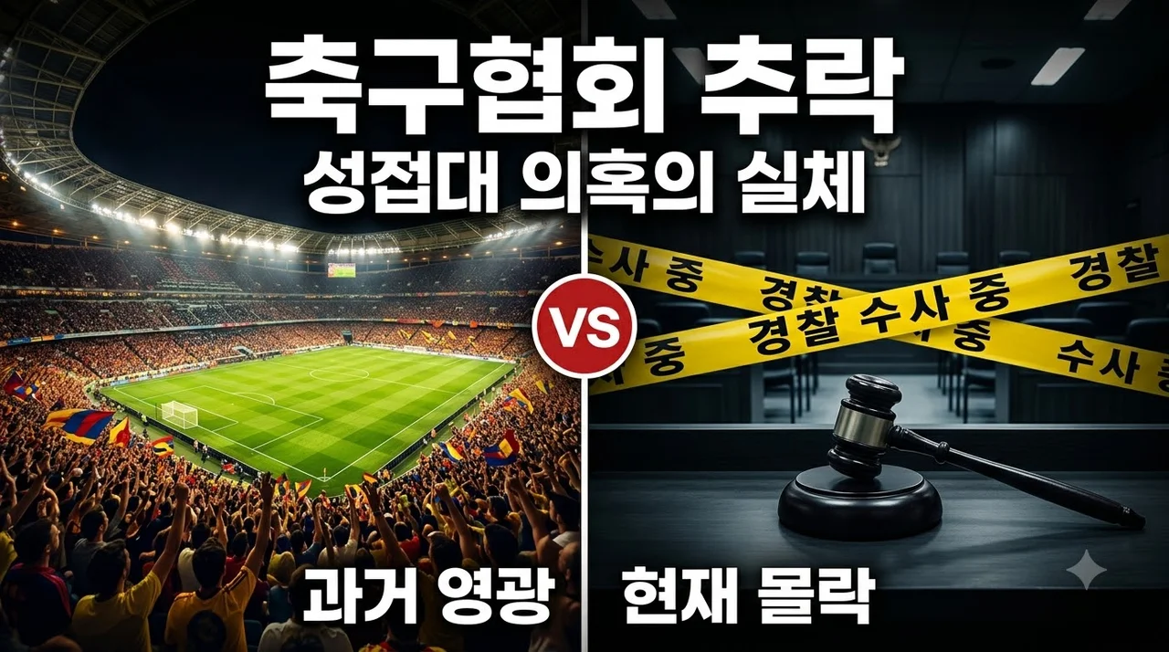 축구협회 논란 끝없는 추락, 성접대 의혹부터 압수수색까지 실체 분석