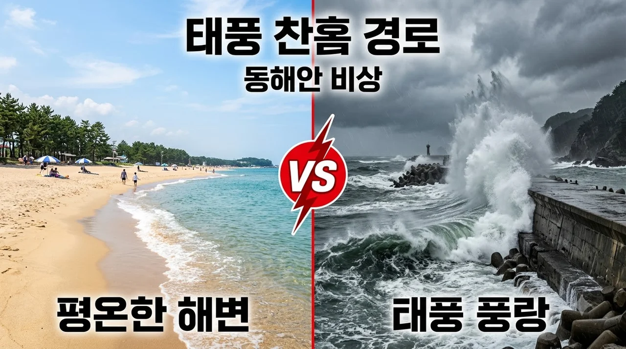[리얼분석] 태풍 찬홈 예상 경로와 한반도 영향, 12일부터 동해안 비상