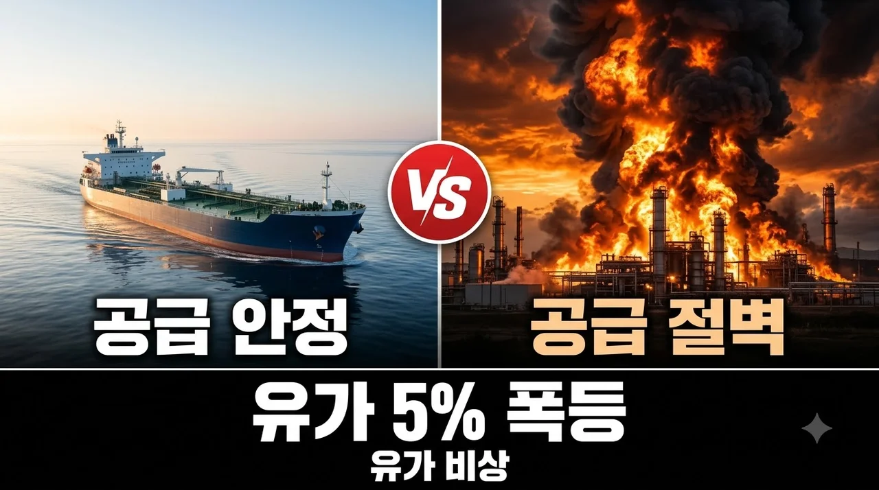 [리얼후기/비교] 국제 유가 급등! 호르무즈 협상 결렬과 5% 폭등 대응책