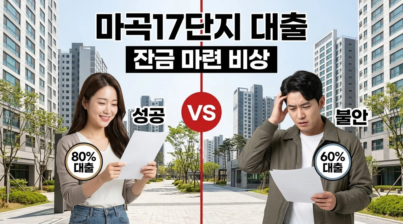 마곡17단지 대출 규제 날벼락, 입주 포기 속출하는 이유와 자금 대응법