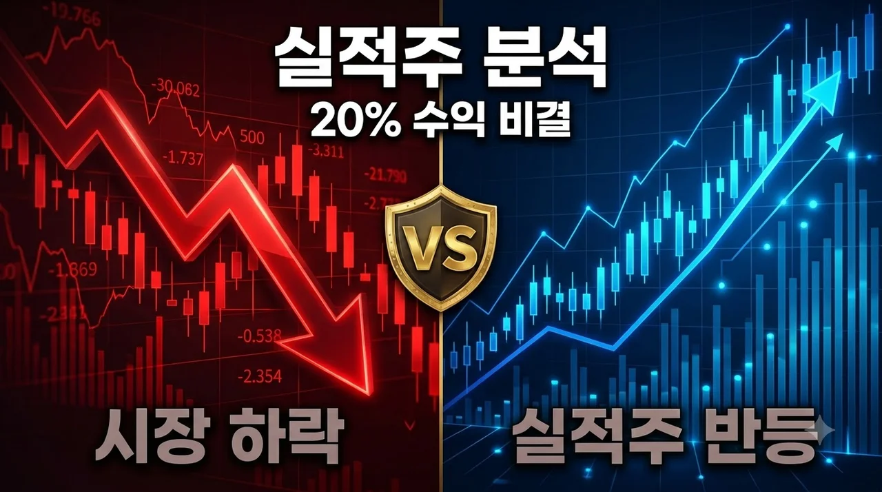 마이에이전트 실적주 투자 전략: 코스피 하락장 속 수익률 20% 비반도체 14선