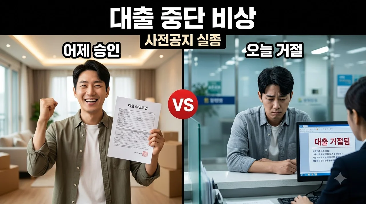 [리얼후기] 대출 중단 사태, "어제는 된다더니" 사전 공지 없는 은행 대처법
