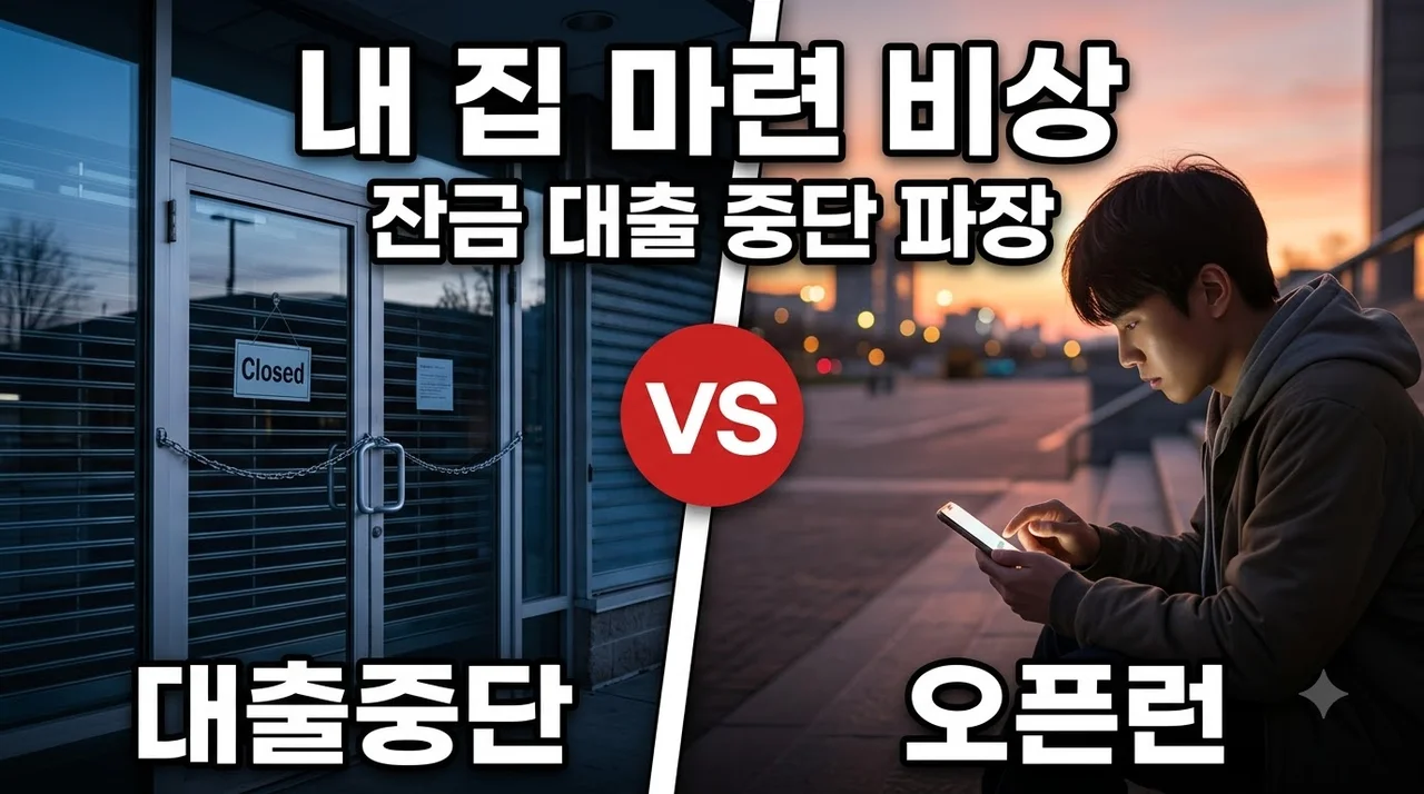 대출총량제 파장과 잔금대출 중단 대응법: 2억 마련 못하면 계약금 몰수?