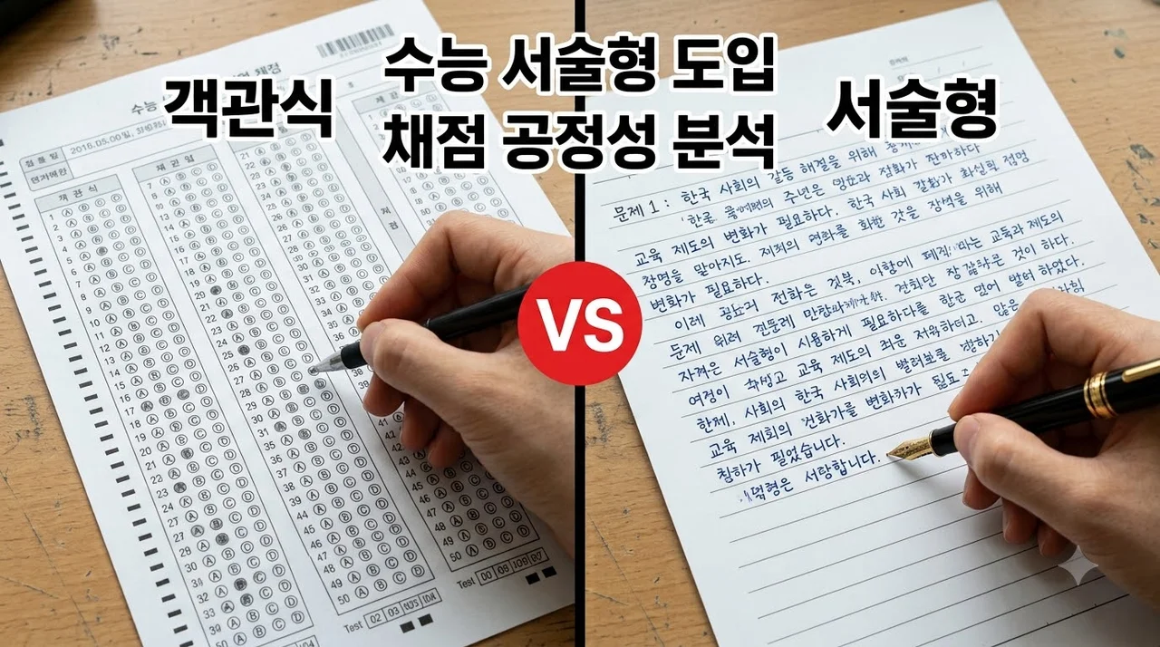 수능 서술형 도입? 초6부터 적용되는 채점 방식과 공정성 리얼 분석