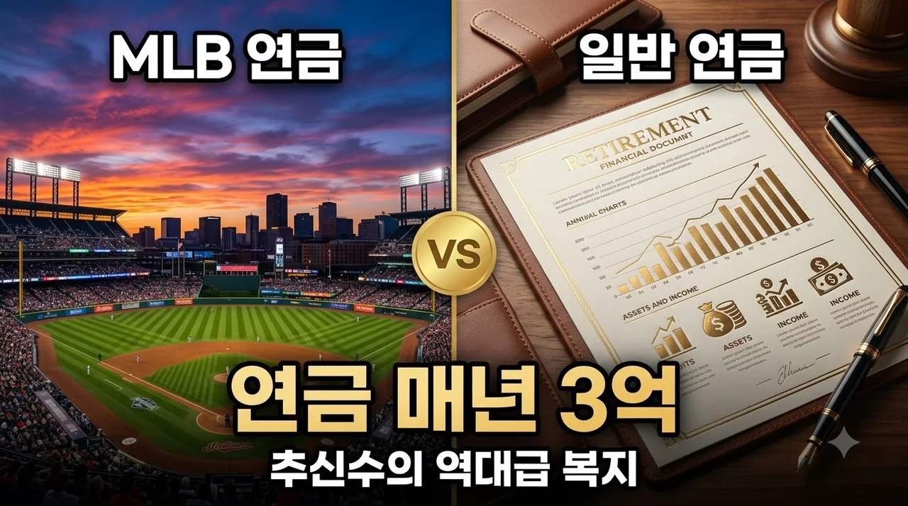 [리얼분석] 메이저리그 연금 추신수 매년 3억? MLB 복지 혜택 및 수령 조건 총정리