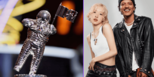 Rose MTV VMA nominations 2025 trophy Bruno Mars collaboration BLACKPINK